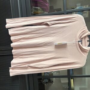 Eileen Fisher Dusty Pink Cowl Neck Sweater
